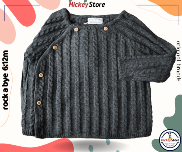 سوتيشرت 👀 rock a bye brand👌 مقاس: من 6 الى12 شهر Mickey Store